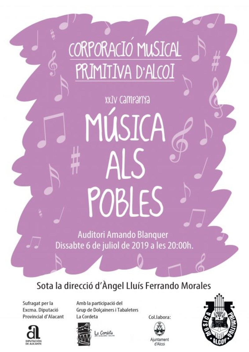 Concert d'Estiu de La Primitiva el dissabte 6 de Juliol