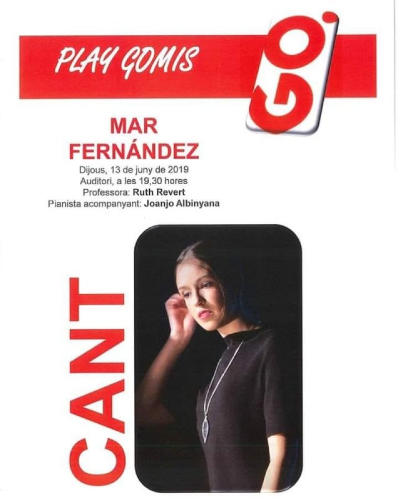 Recital de Cant de Mar Fernández Aliaga