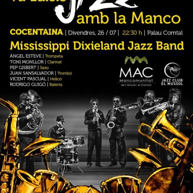 La Mississipi Dixieland Jazz Band continua a Cocentaina