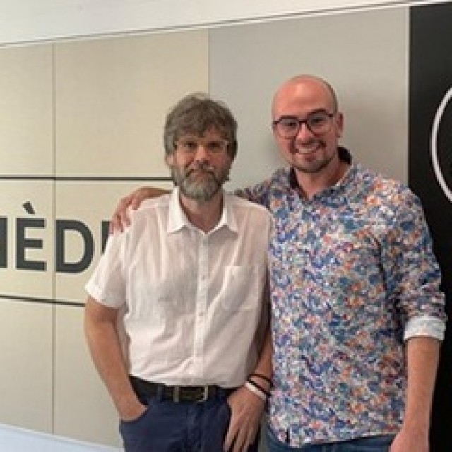 Àngel Lluís Ferrando, present als mitjans de comunicació