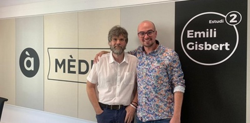 Àngel Lluís Ferrando, present als mitjans de comunicació