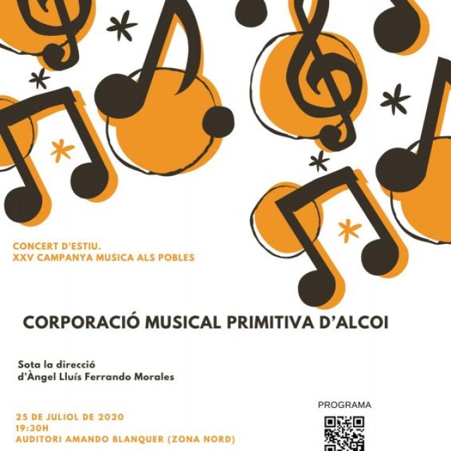 Concert d'Estiu de La Primitiva el dissabte 25 de juliol
