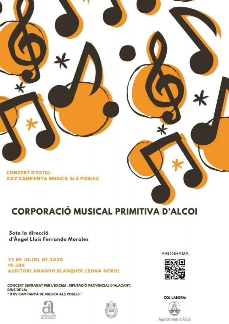 Concert d'Estiu de La Primitiva el dissabte 25 de juliol