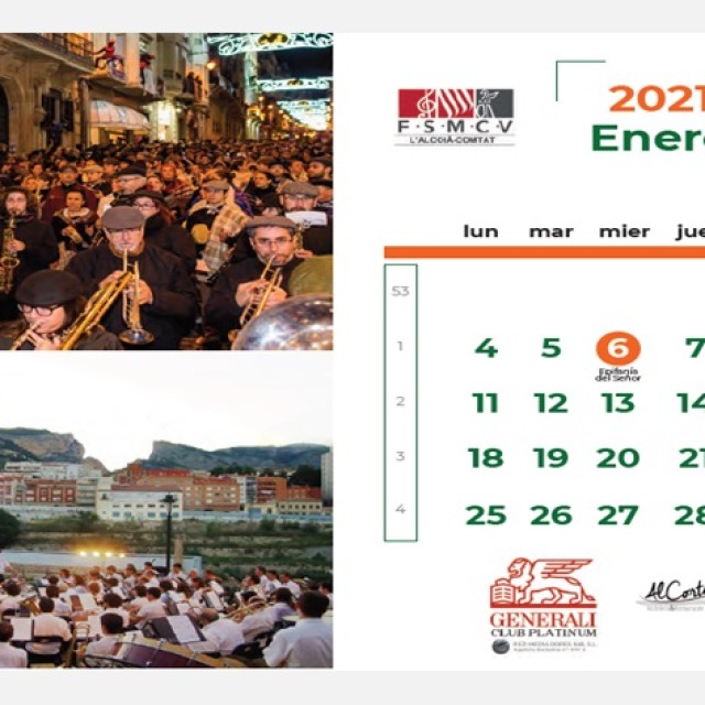 Un calendari solidari amb aires musicals