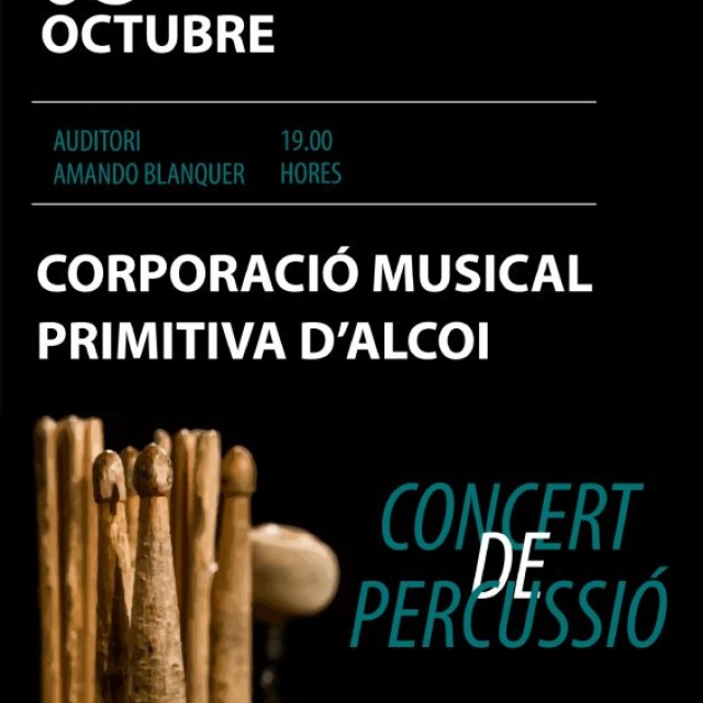 Concert de Percussió: cicle Música de Tardor