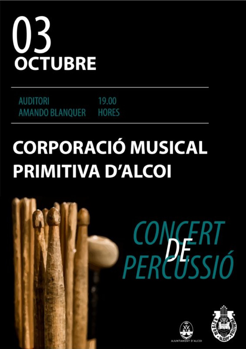 Concert de Percussió: cicle Música de Tardor