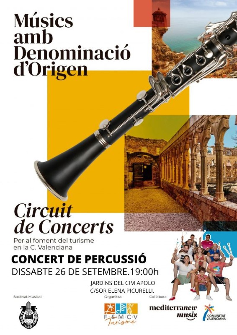 Concert de Percussió: Músics amb Denominació d'Origen