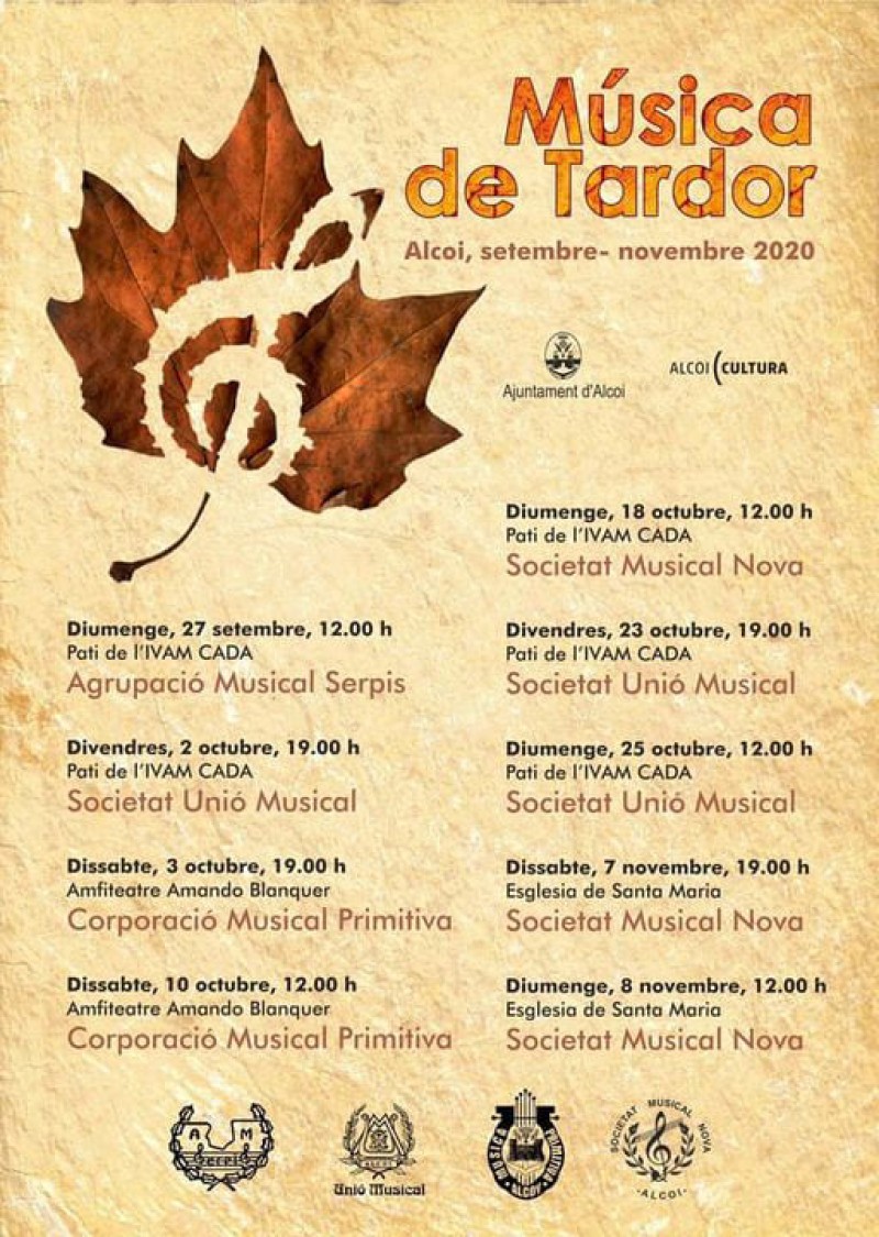 Nou cicle musical: Música de Tardor