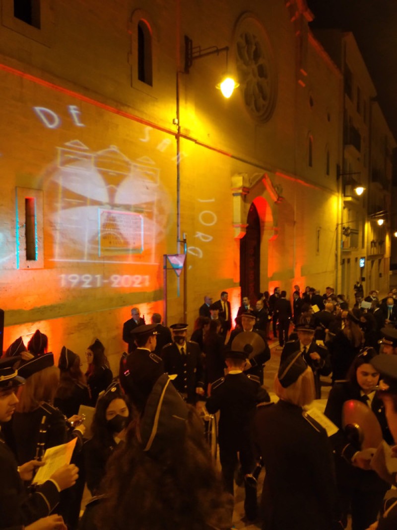 Les bandes alcoianes van encapsalar les sessions de video-mapping