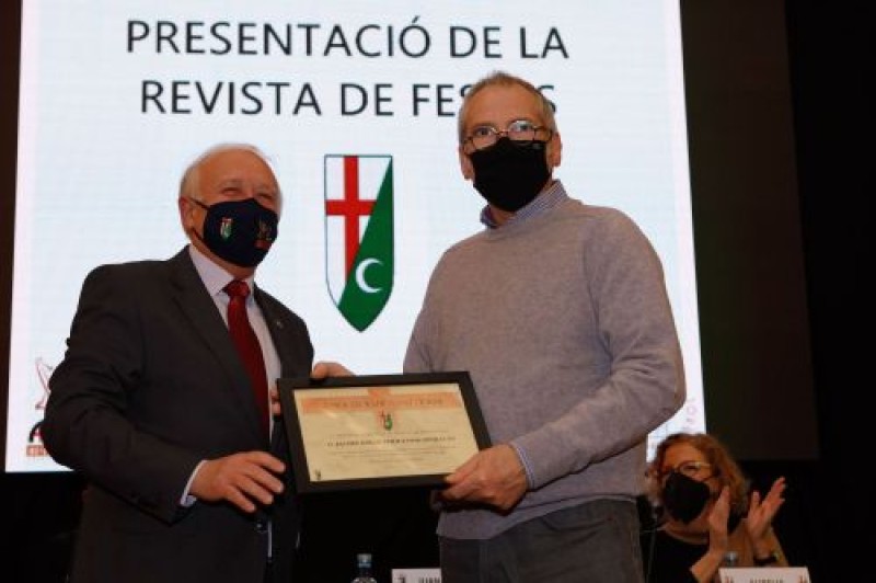 Jaume Jordi Ferrando, homenatjat per l'Associació de Sant Jordi