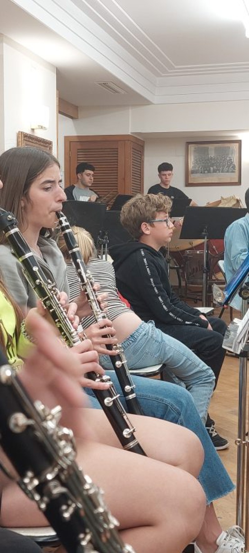 El alumnado de la Escuela de Música participa en distintas actividades culturales previas a la Semana Santa