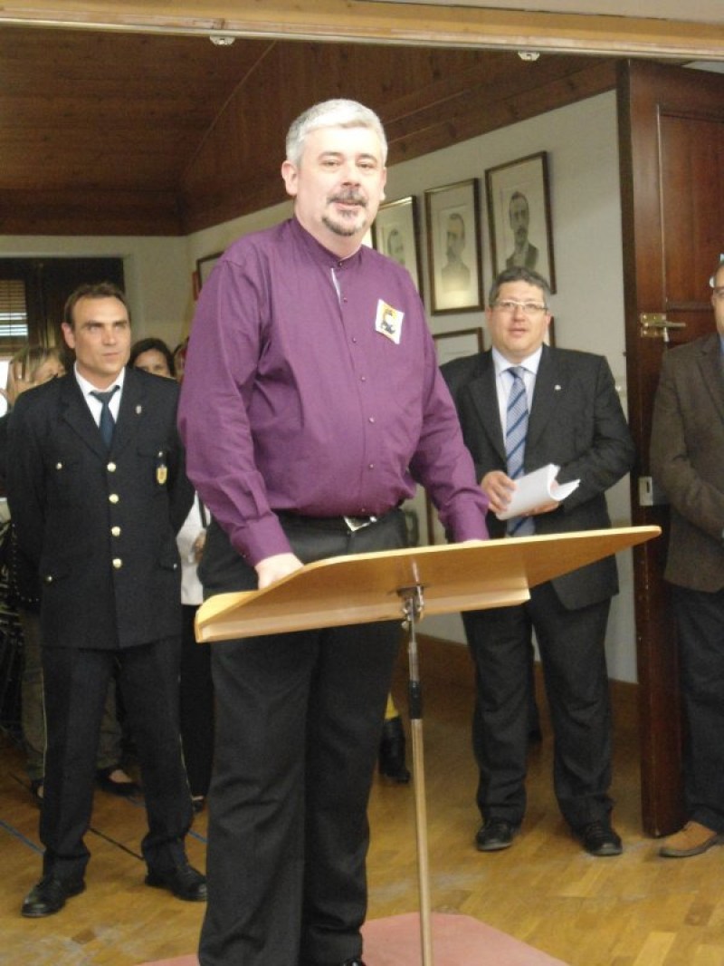 Rafael Rufino Valor en 2012 a la seu d'Apolo