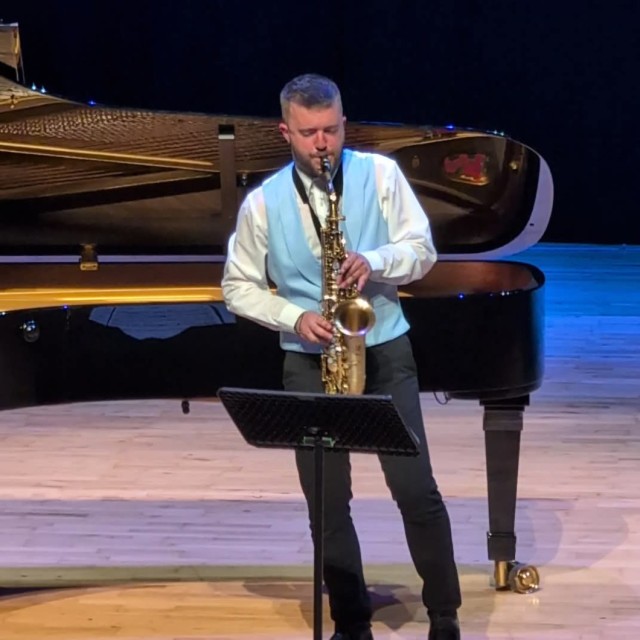 Isaac Sanoguera en un moment del recital