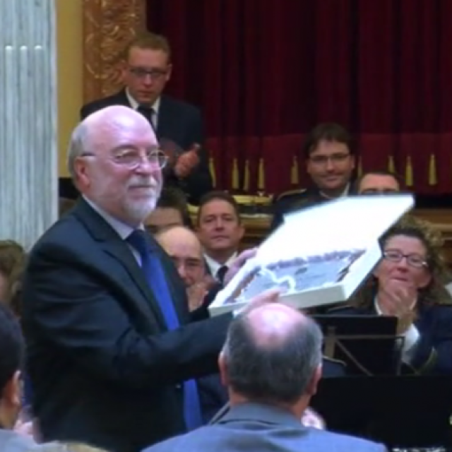 José María Valls en l'estrena de la marxa mora