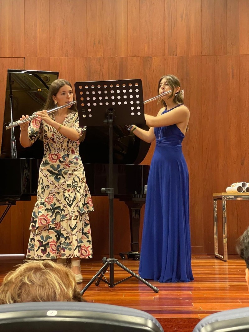 Nerea Sánchez i Laia Gramaje culminen els seus estudis professionals al Conservatori Joan Cantó