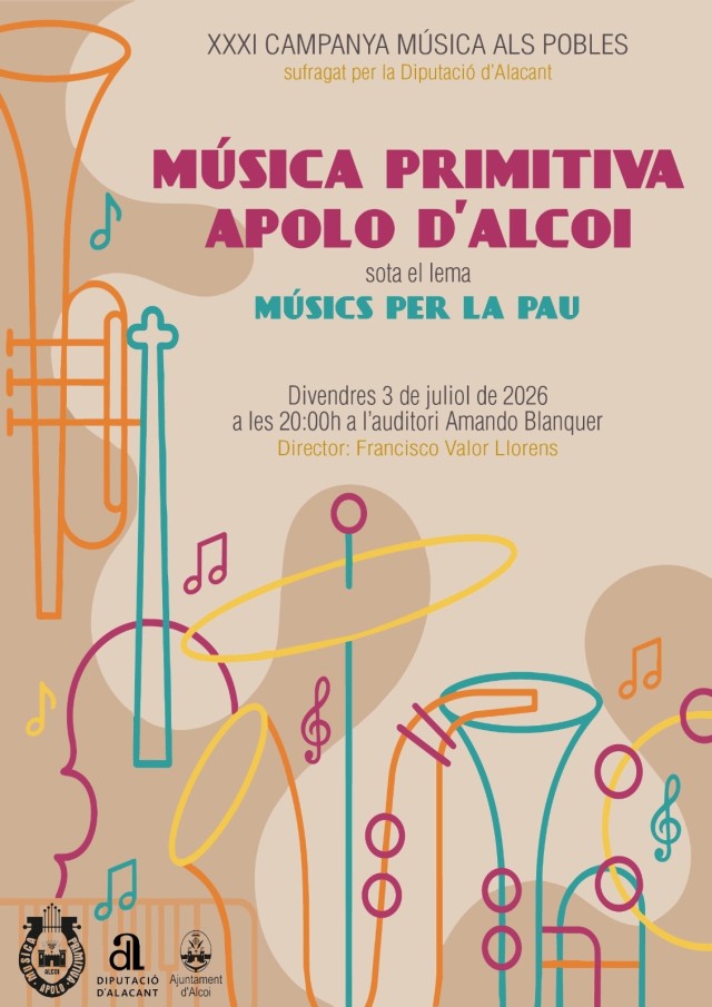 Concert d'estiu: Músics per la pau