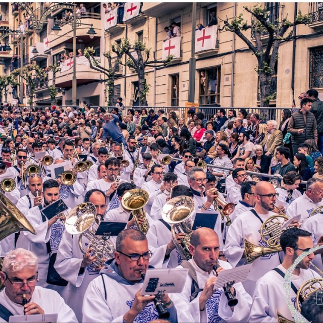 La Primitiva al complet en l'Entrada Mora (Foto: Jorge Donet)