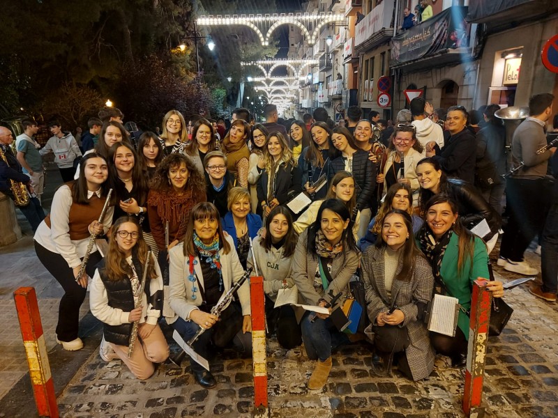 Representació femenina de La Primitiva en una Nit d'Entradetes