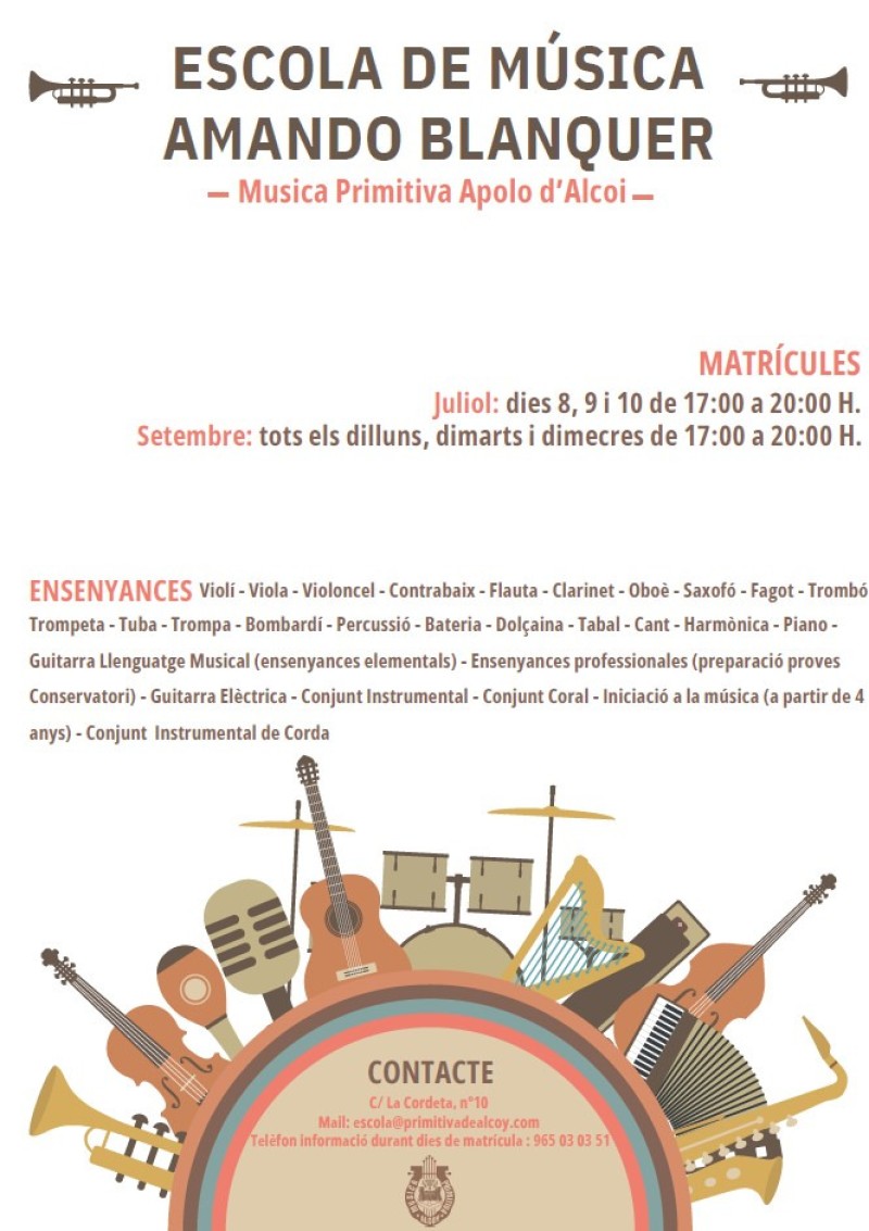 S'obri el periode de matrícules
