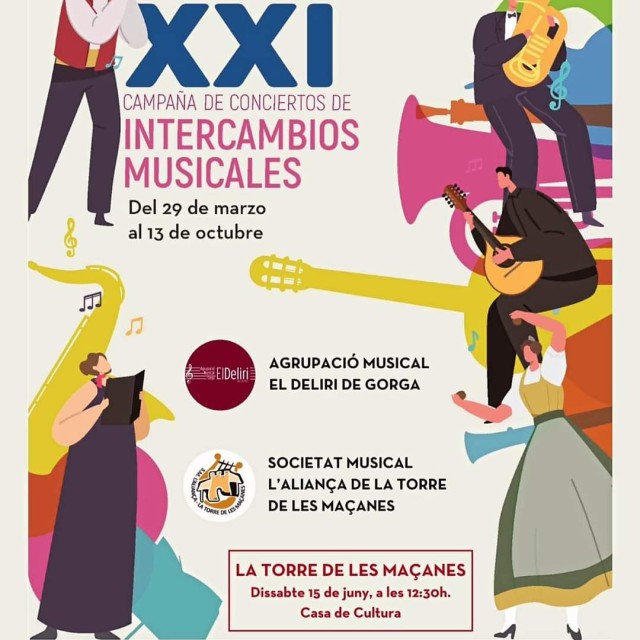 Intercanvi musical entre La Torre de les Maçanes i Gorga