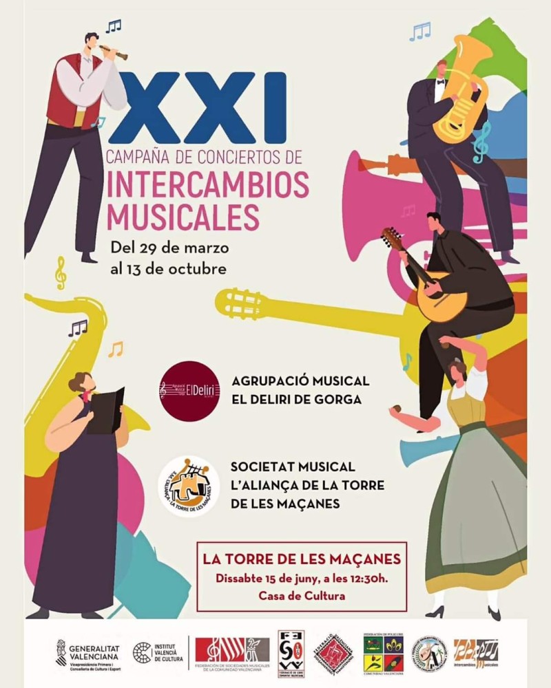 Intercanvi musical entre La Torre de les Maçanes i Gorga