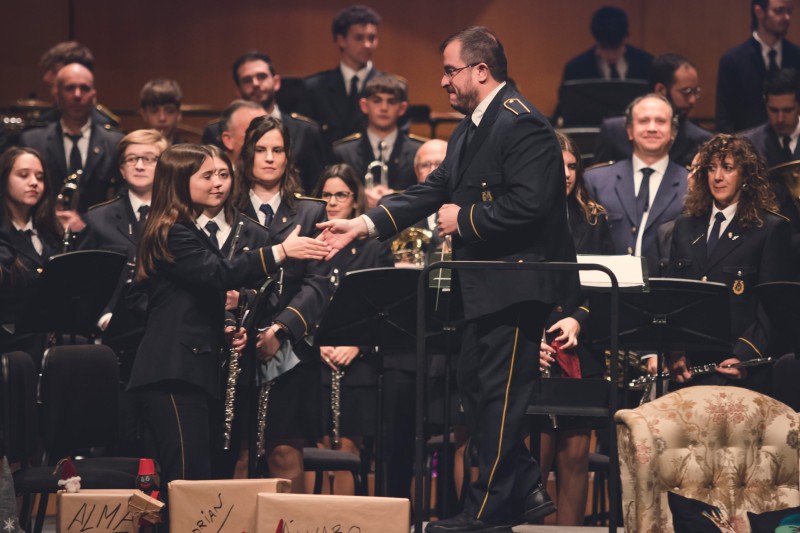 Laia Gramaje i Francisco Valor al passat concert de Reis (Foto: Somosmonos)