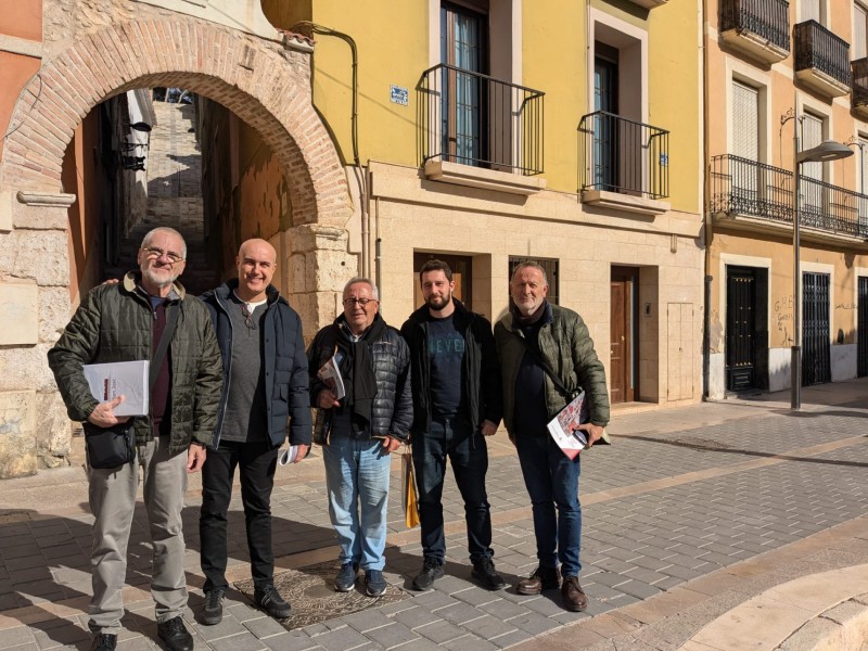 D'esquerra a dreta: Jaume Ferrando, José Ramón Morales, Joaquín Sánchez, Eduard Terol y Pedro Villar.