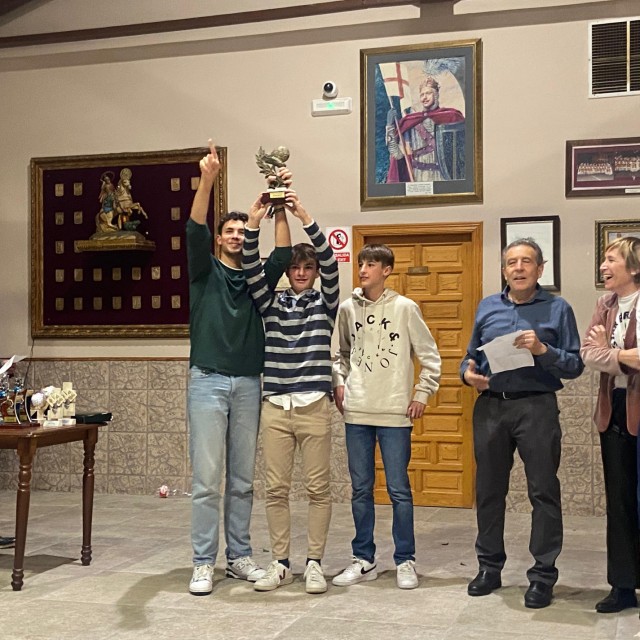 Hugo Peris i Marc Cardona en representació del futbet masculí