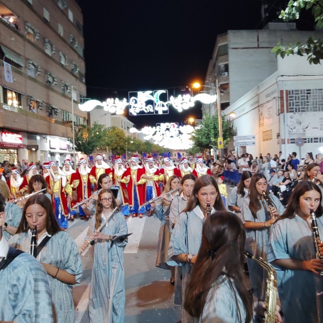 La fusta de la banda als carrers de Mutxamel