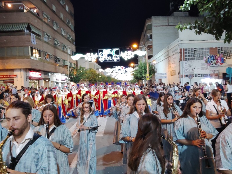La fusta de la banda als carrers de Mutxamel